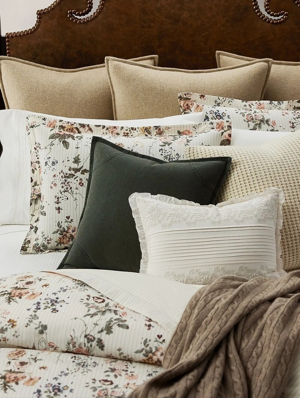 Ralph Lauren Thompson Pattern, 2 Standard Pillow Shams, $370